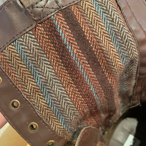 STEVE MADDEN leather Parto brown combat boots Size 8.5 - Picture 16 of 16